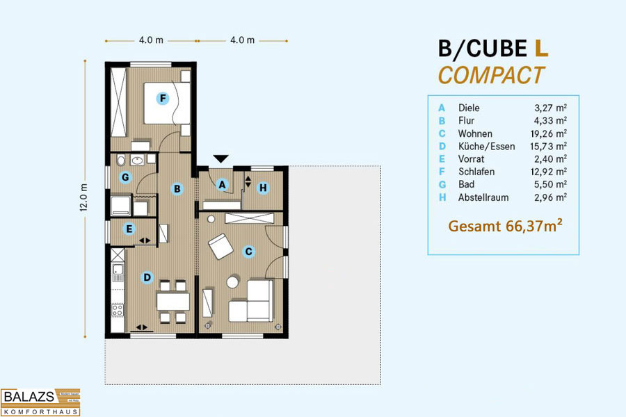 BALAZS Komforthaus GmbH - B/CUBE L COMPACT