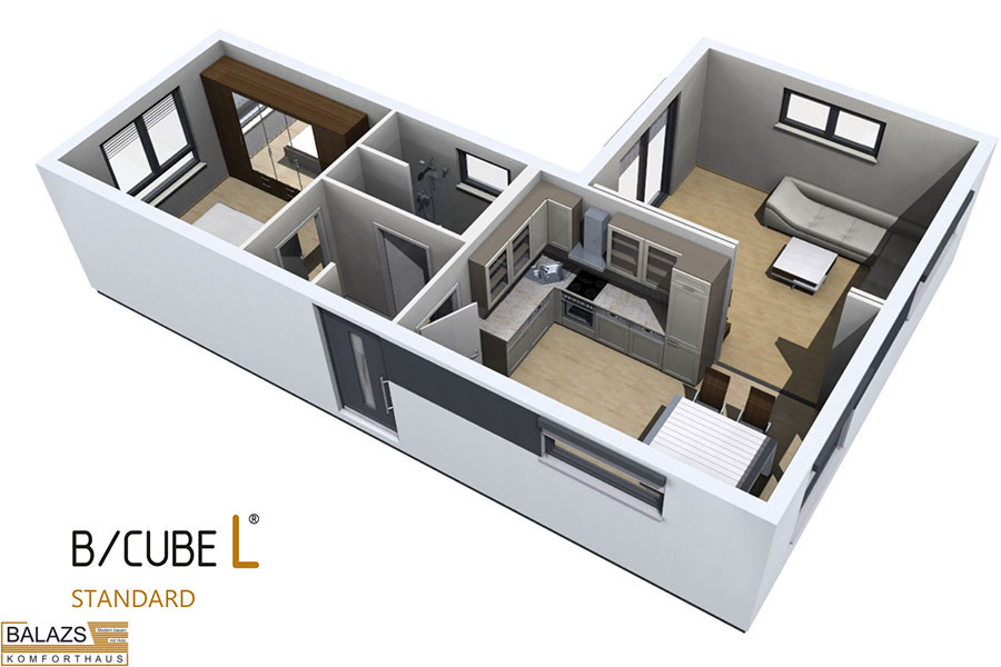 BALAZS Komforthaus GmbH - B/CUBE L STANDARD